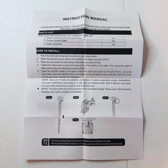 Solar String Lights Outdoor 2-Pack 80FT 200 LED Warm White Outdoor Lights - Picture 8 of 11